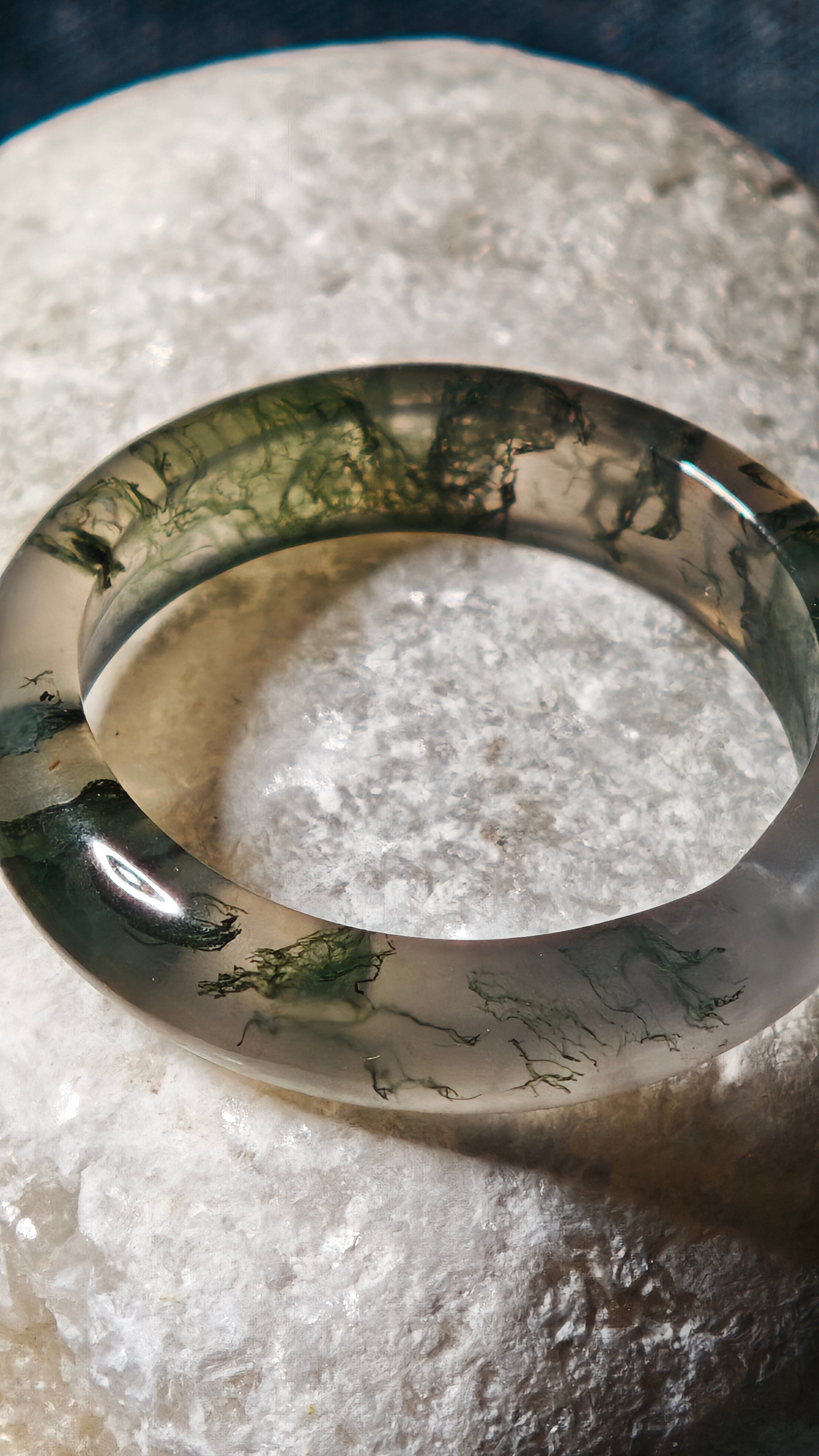 High-Quality Natural Aquatic Plant Jade Ring - Truly Jade Jewelry With Exquisite Aquatic Plant Patterns